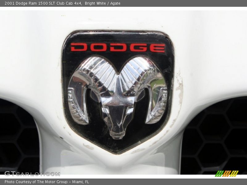 Bright White / Agate 2001 Dodge Ram 1500 SLT Club Cab 4x4