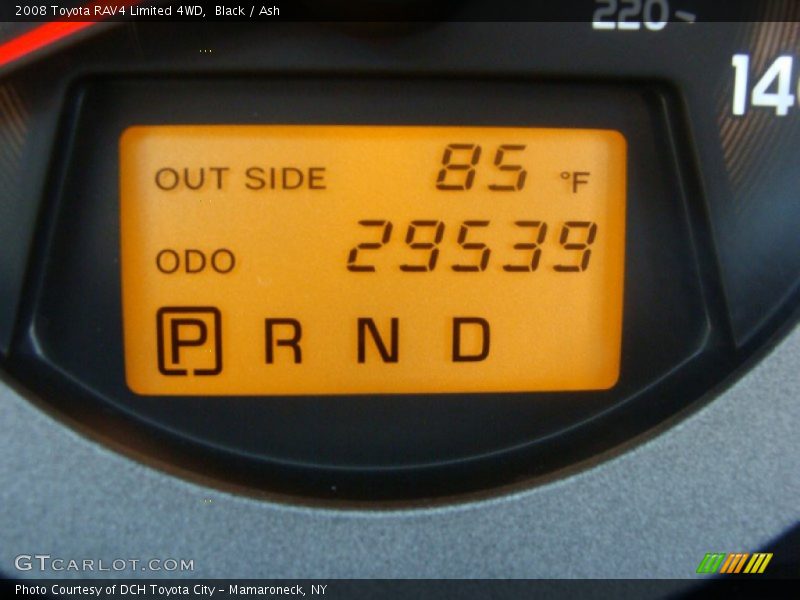 Black / Ash 2008 Toyota RAV4 Limited 4WD