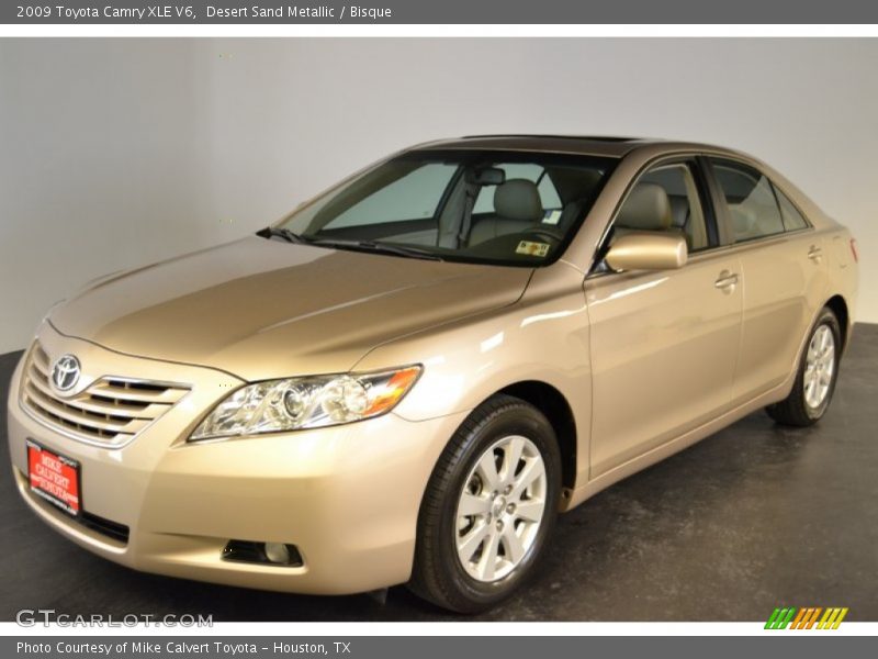 Desert Sand Metallic / Bisque 2009 Toyota Camry XLE V6