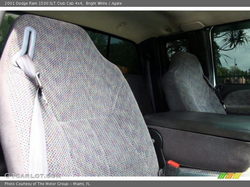 Bright White / Agate 2001 Dodge Ram 1500 SLT Club Cab 4x4
