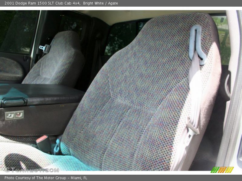 Bright White / Agate 2001 Dodge Ram 1500 SLT Club Cab 4x4