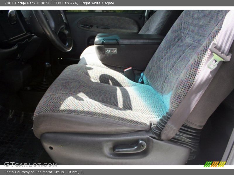 Bright White / Agate 2001 Dodge Ram 1500 SLT Club Cab 4x4