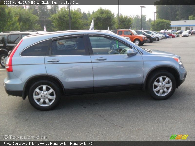 Glacier Blue Metallic / Gray 2008 Honda CR-V EX-L