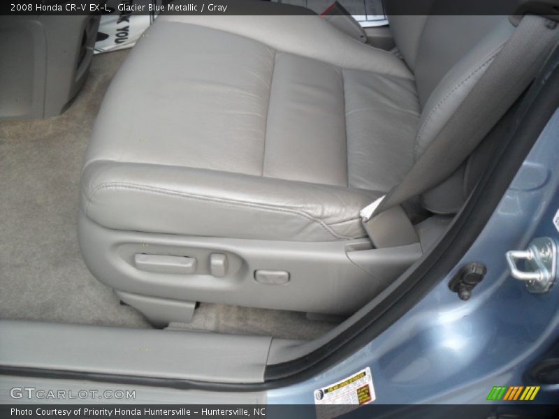 Glacier Blue Metallic / Gray 2008 Honda CR-V EX-L