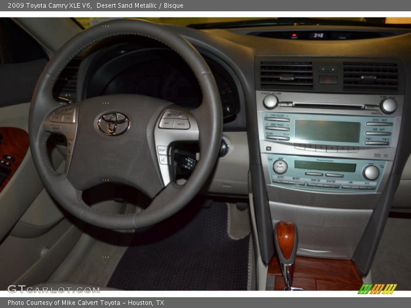 Desert Sand Metallic / Bisque 2009 Toyota Camry XLE V6