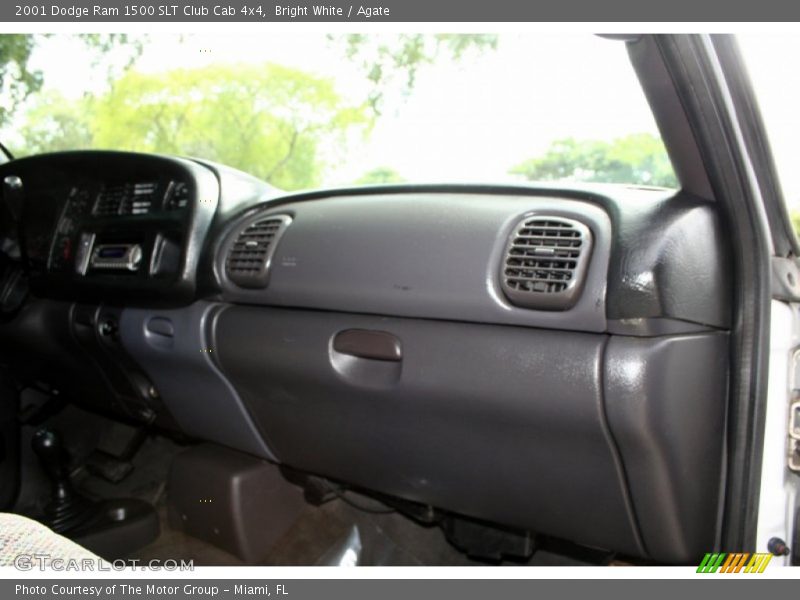 Bright White / Agate 2001 Dodge Ram 1500 SLT Club Cab 4x4