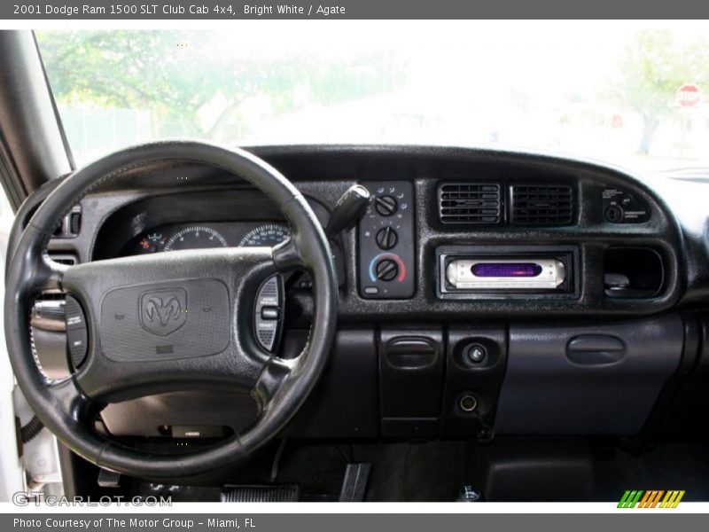Bright White / Agate 2001 Dodge Ram 1500 SLT Club Cab 4x4