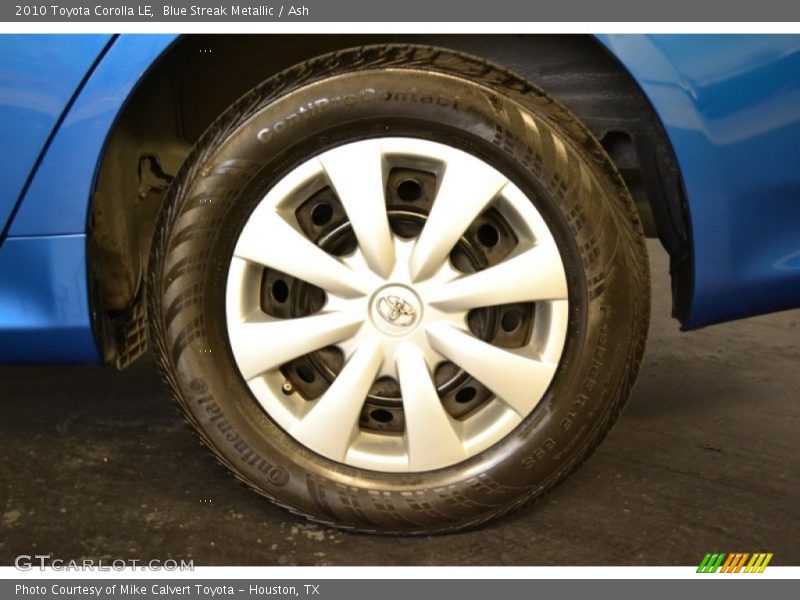 Blue Streak Metallic / Ash 2010 Toyota Corolla LE