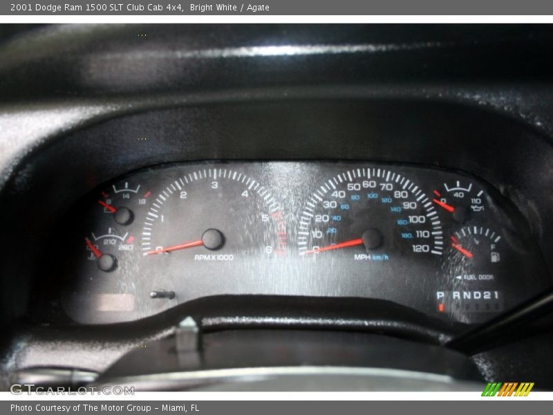 Bright White / Agate 2001 Dodge Ram 1500 SLT Club Cab 4x4