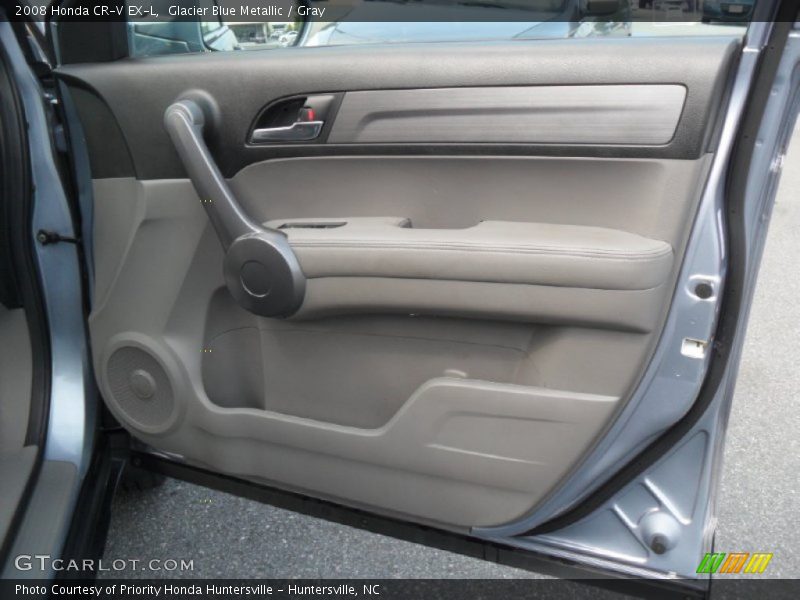 Glacier Blue Metallic / Gray 2008 Honda CR-V EX-L