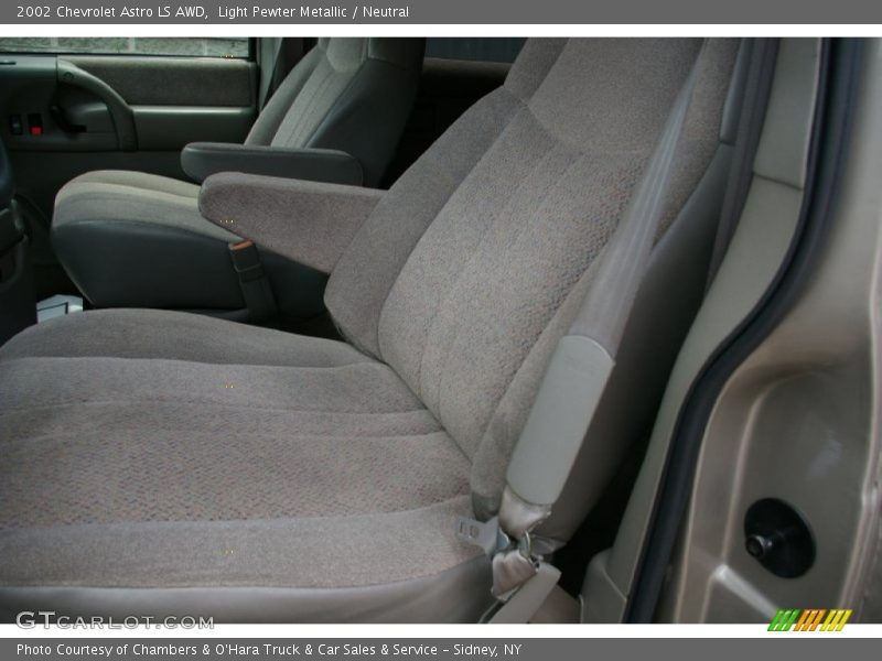 Light Pewter Metallic / Neutral 2002 Chevrolet Astro LS AWD