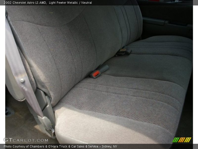 Light Pewter Metallic / Neutral 2002 Chevrolet Astro LS AWD