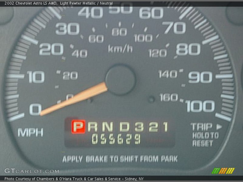 Light Pewter Metallic / Neutral 2002 Chevrolet Astro LS AWD