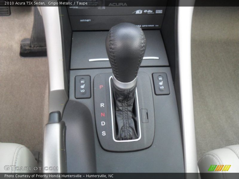 Grigio Metallic / Taupe 2010 Acura TSX Sedan