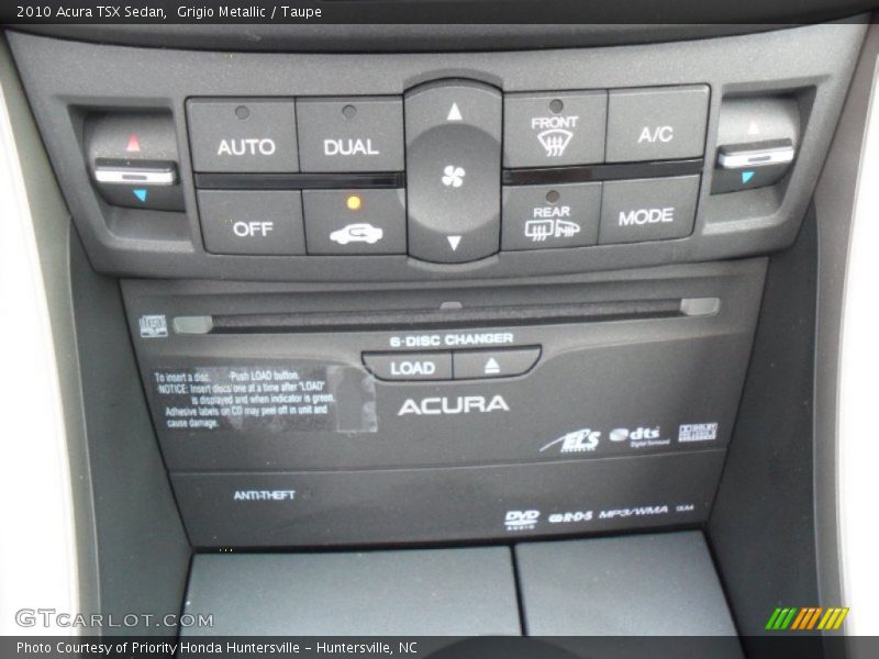 Grigio Metallic / Taupe 2010 Acura TSX Sedan