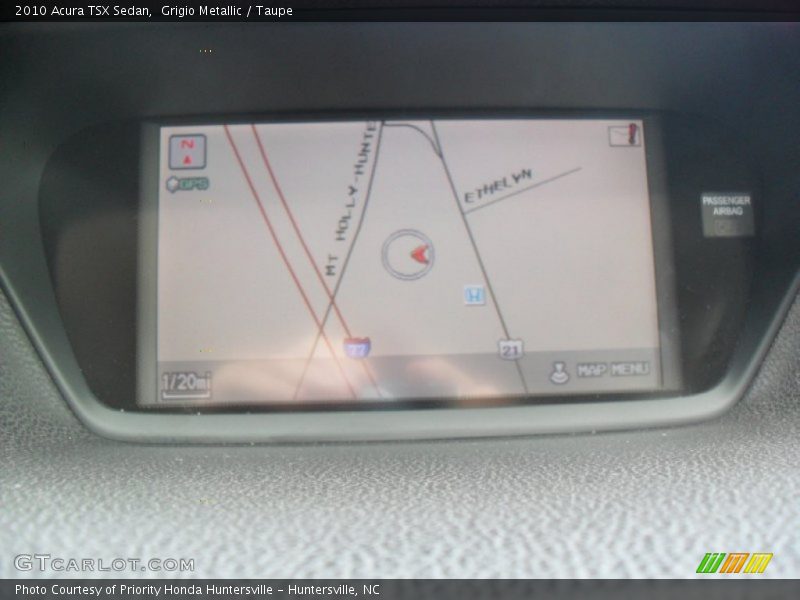 Grigio Metallic / Taupe 2010 Acura TSX Sedan