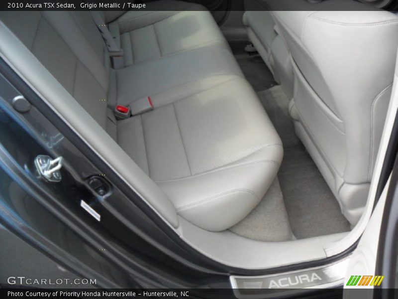Grigio Metallic / Taupe 2010 Acura TSX Sedan