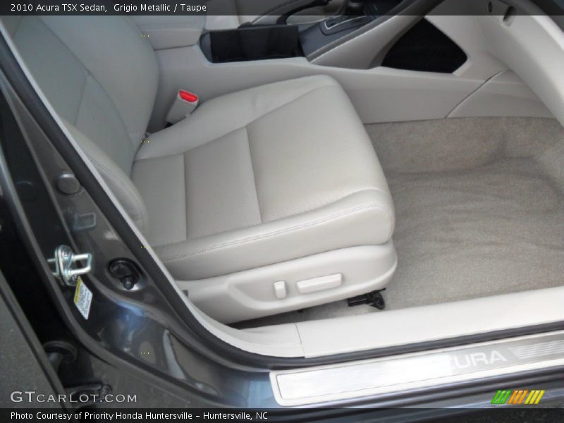 Grigio Metallic / Taupe 2010 Acura TSX Sedan