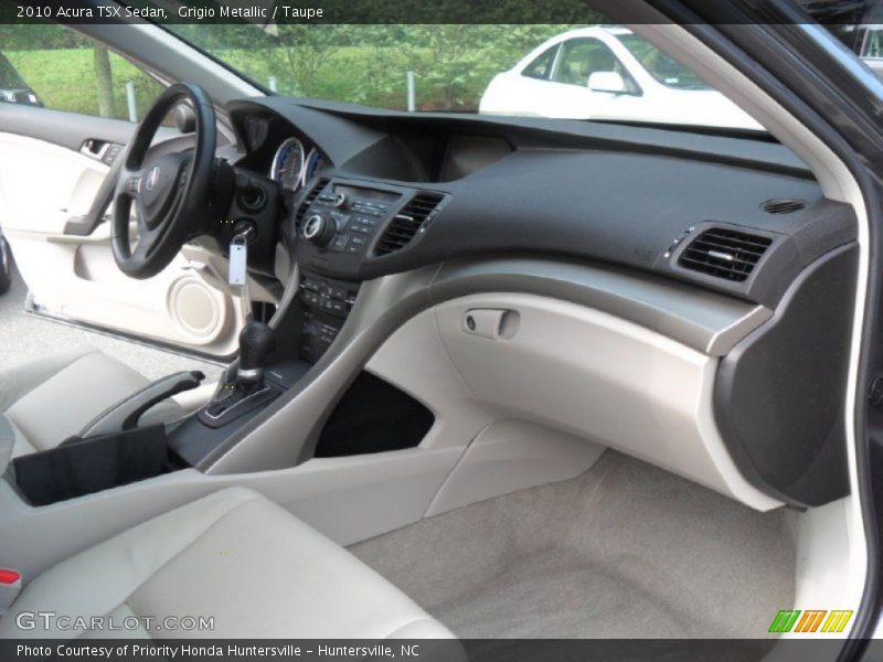 Grigio Metallic / Taupe 2010 Acura TSX Sedan