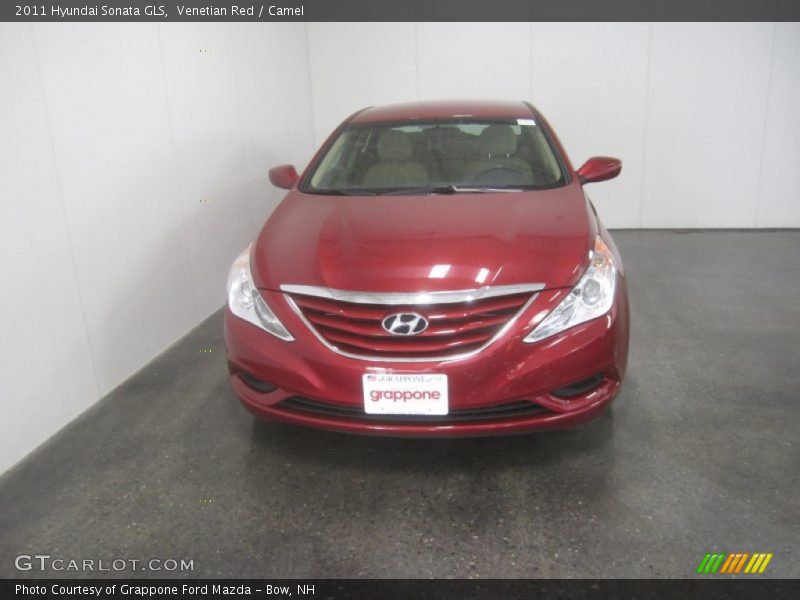 Venetian Red / Camel 2011 Hyundai Sonata GLS