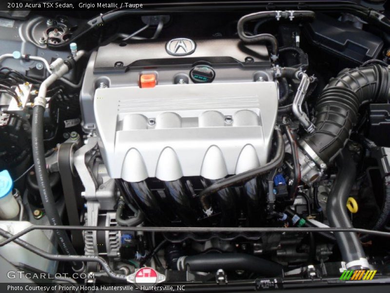 Grigio Metallic / Taupe 2010 Acura TSX Sedan