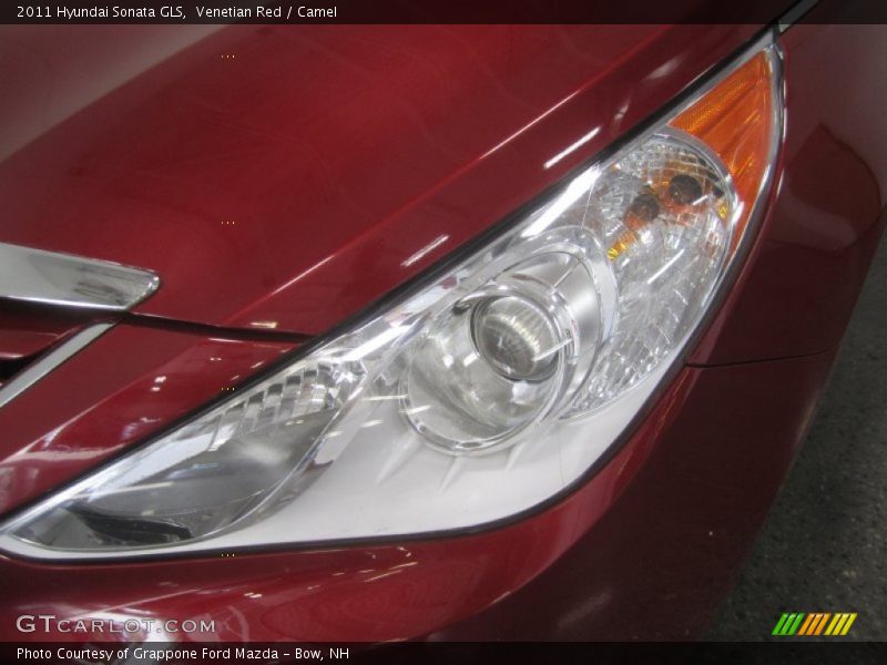 Venetian Red / Camel 2011 Hyundai Sonata GLS
