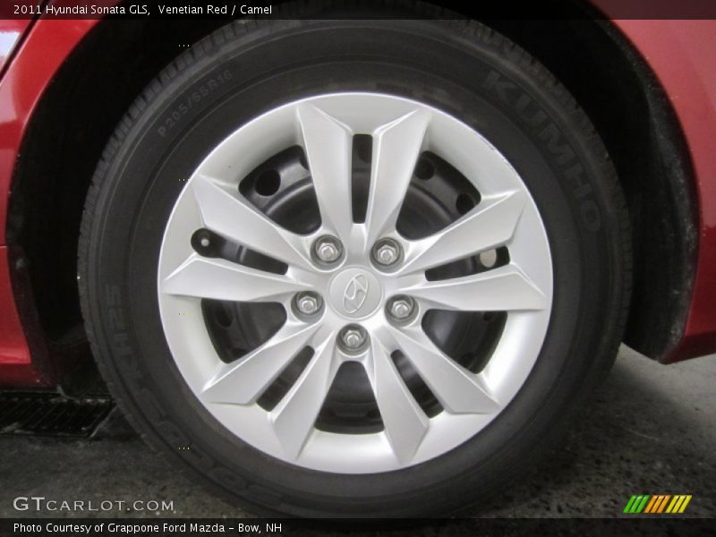 Venetian Red / Camel 2011 Hyundai Sonata GLS
