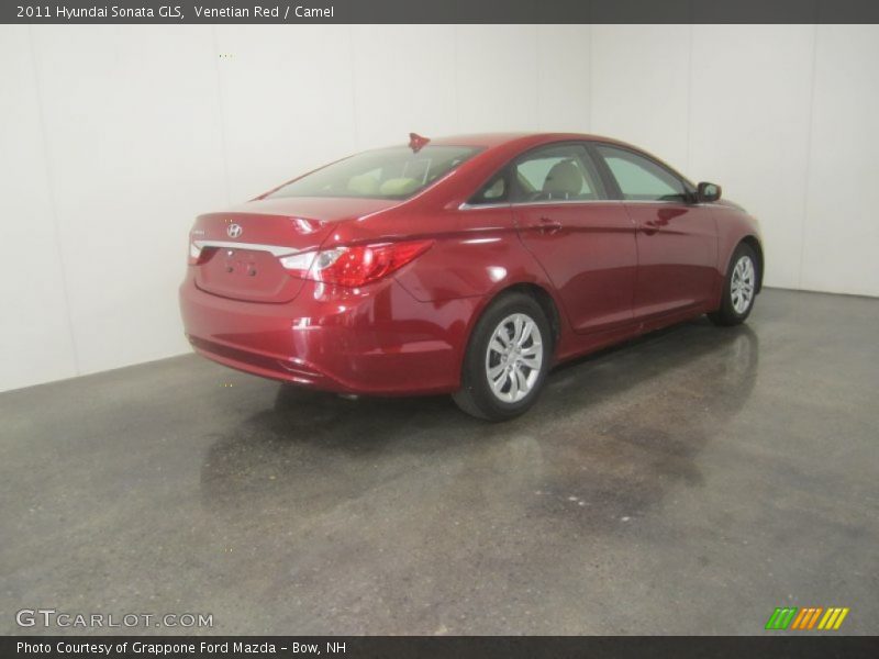 Venetian Red / Camel 2011 Hyundai Sonata GLS