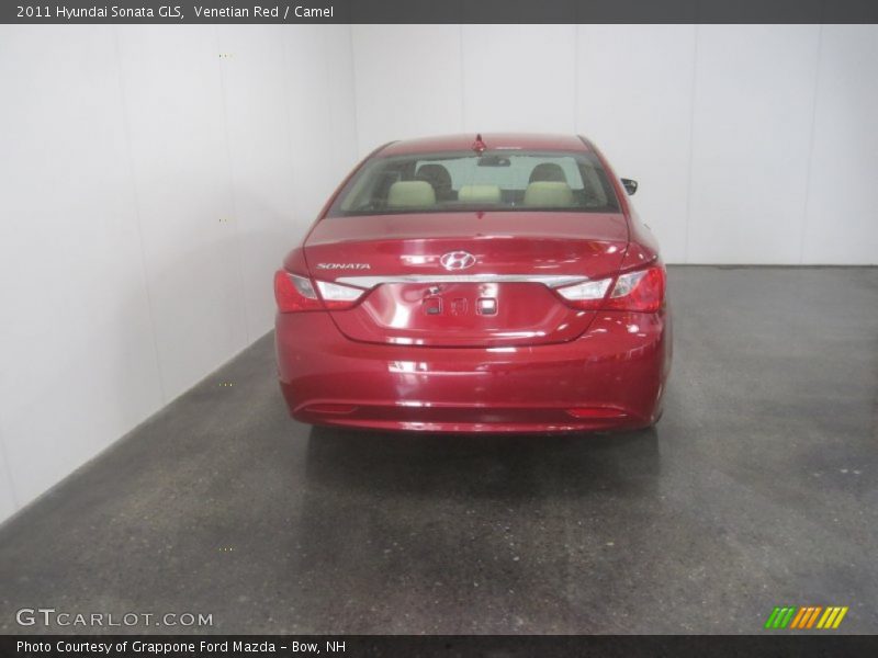 Venetian Red / Camel 2011 Hyundai Sonata GLS