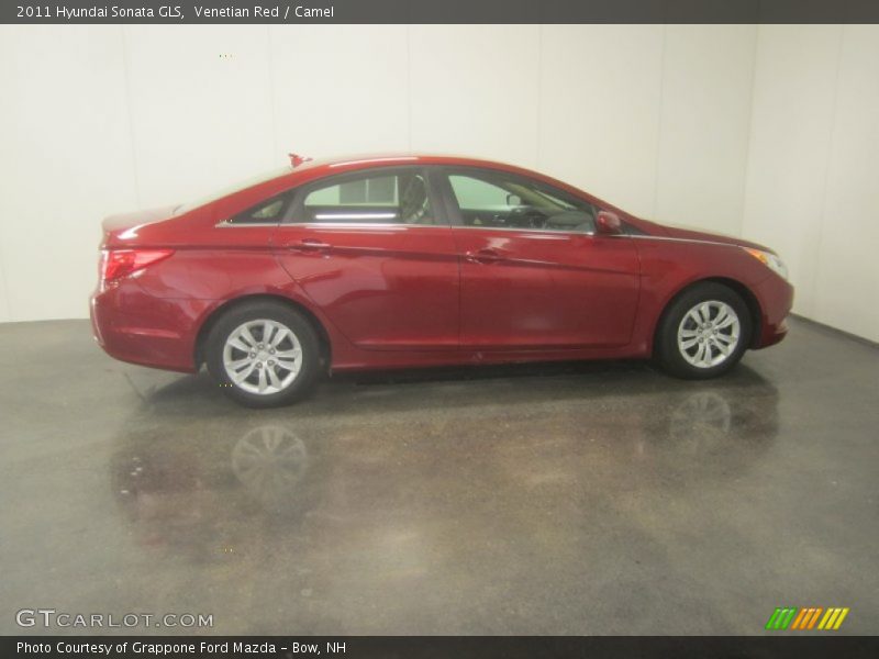 Venetian Red / Camel 2011 Hyundai Sonata GLS