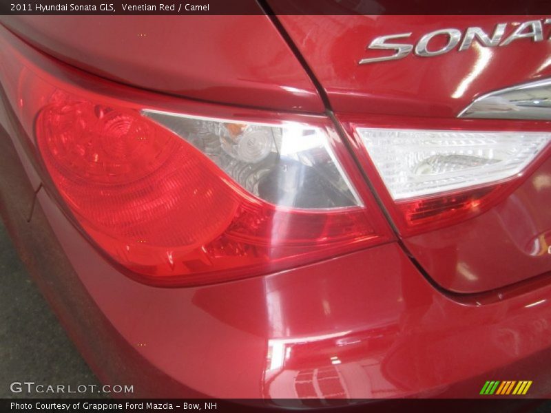 Venetian Red / Camel 2011 Hyundai Sonata GLS