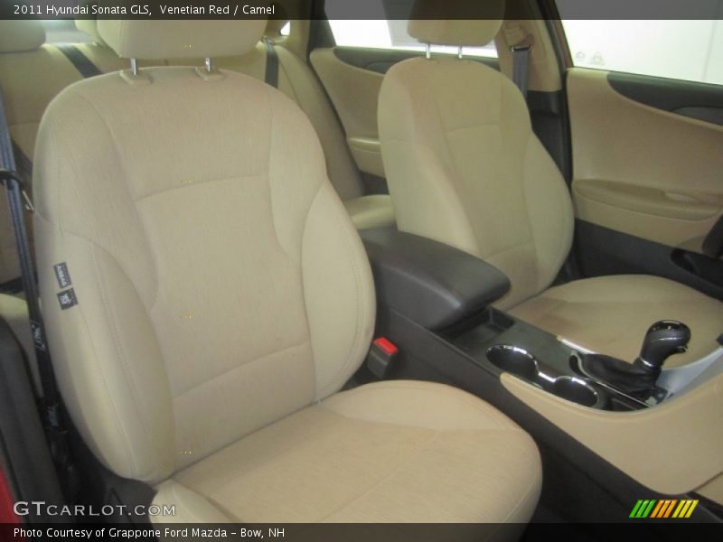 Venetian Red / Camel 2011 Hyundai Sonata GLS