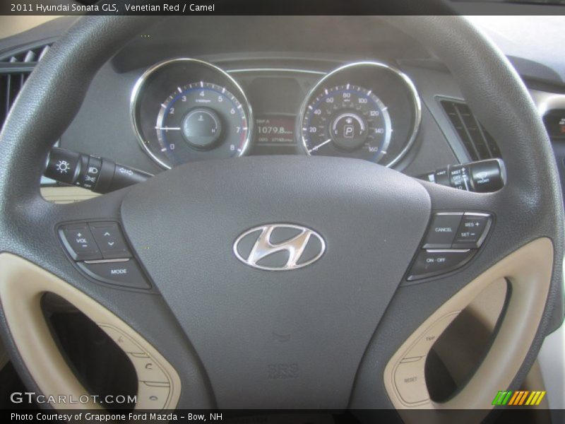 Venetian Red / Camel 2011 Hyundai Sonata GLS