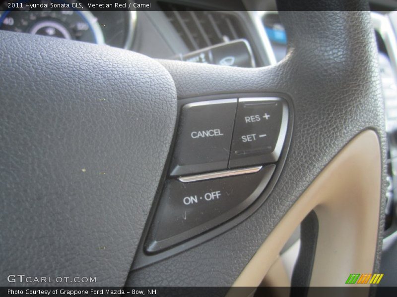 Venetian Red / Camel 2011 Hyundai Sonata GLS