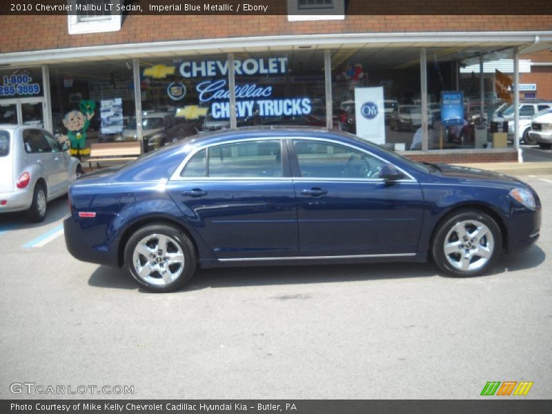 Imperial Blue Metallic / Ebony 2010 Chevrolet Malibu LT Sedan