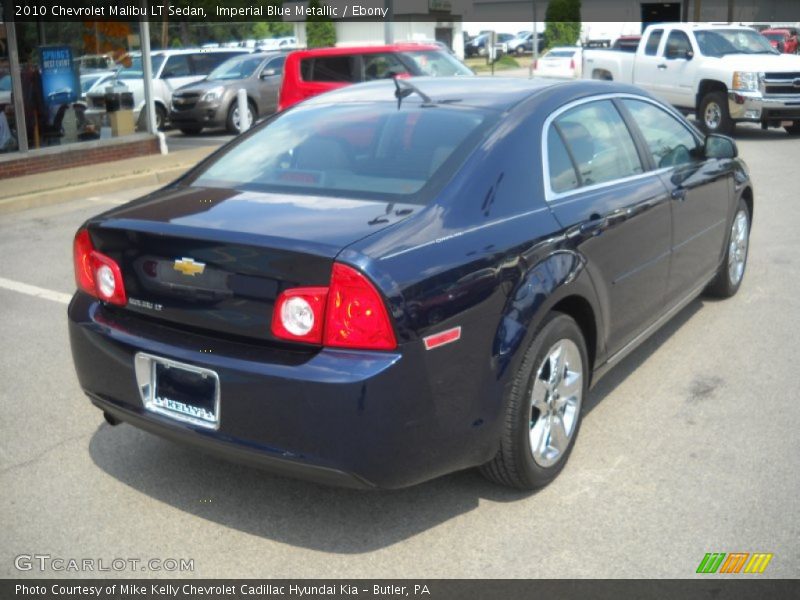 Imperial Blue Metallic / Ebony 2010 Chevrolet Malibu LT Sedan