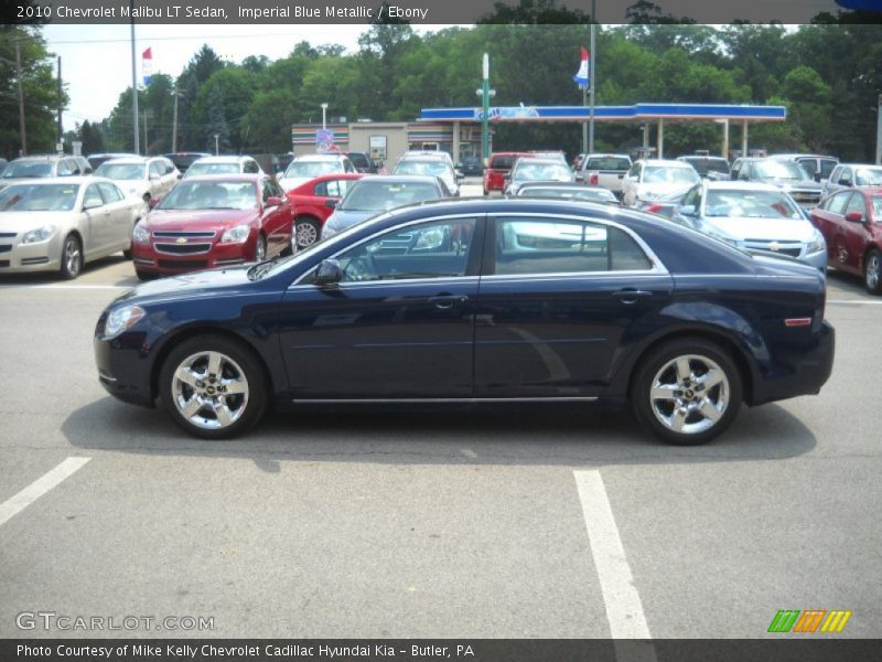 Imperial Blue Metallic / Ebony 2010 Chevrolet Malibu LT Sedan