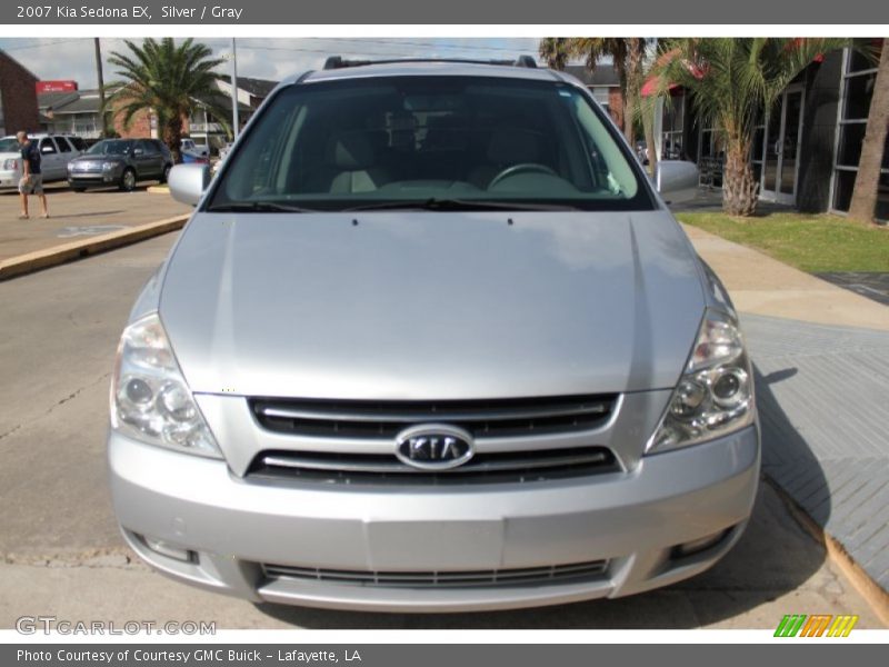 Silver / Gray 2007 Kia Sedona EX