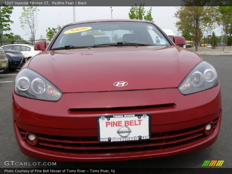 Redfire Pearl / Black 2007 Hyundai Tiburon GT