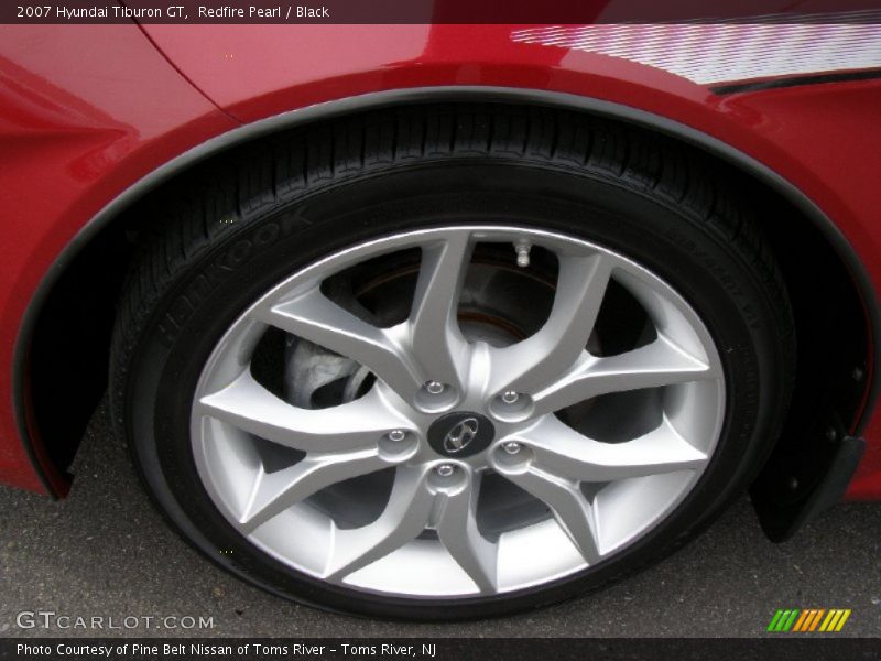 Redfire Pearl / Black 2007 Hyundai Tiburon GT