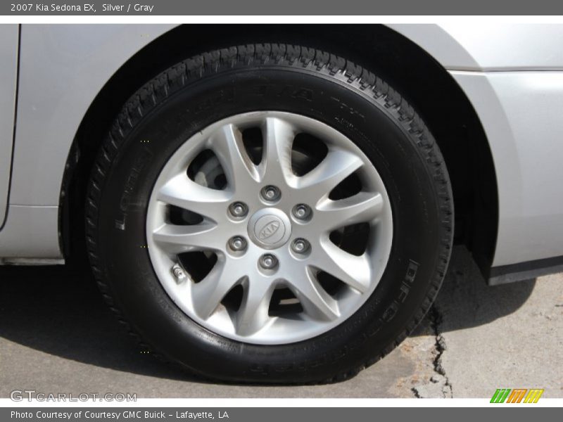 Silver / Gray 2007 Kia Sedona EX
