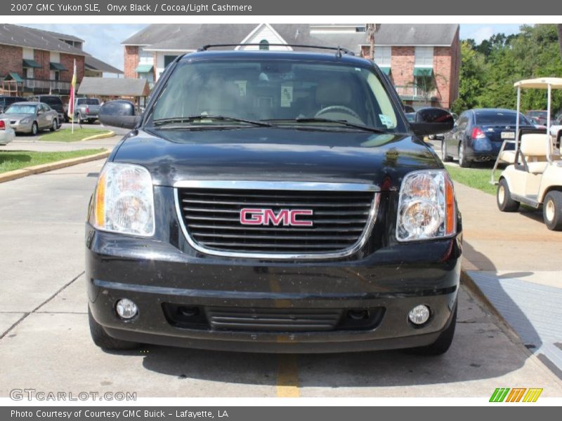 Onyx Black / Cocoa/Light Cashmere 2007 GMC Yukon SLE