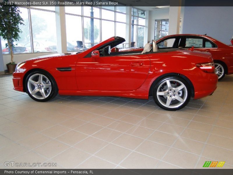  2012 SLK 350 Roadster Mars Red