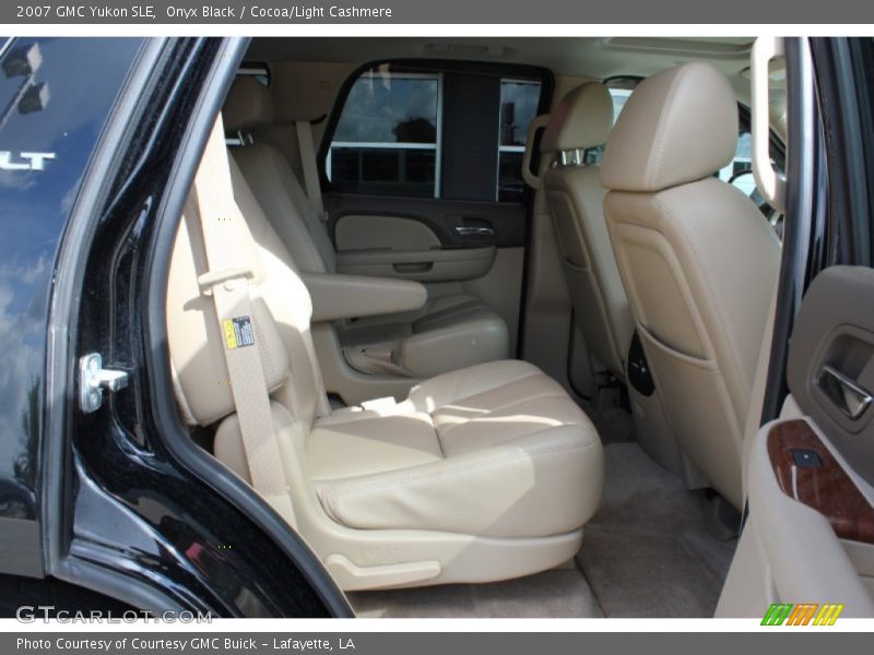 Onyx Black / Cocoa/Light Cashmere 2007 GMC Yukon SLE