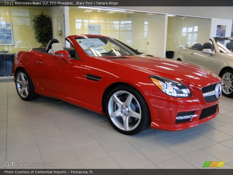 Front 3/4 View of 2012 SLK 350 Roadster