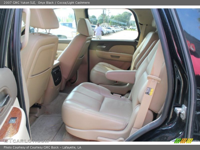 Onyx Black / Cocoa/Light Cashmere 2007 GMC Yukon SLE