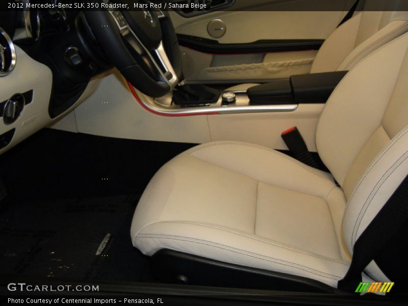 Mars Red / Sahara Beige 2012 Mercedes-Benz SLK 350 Roadster