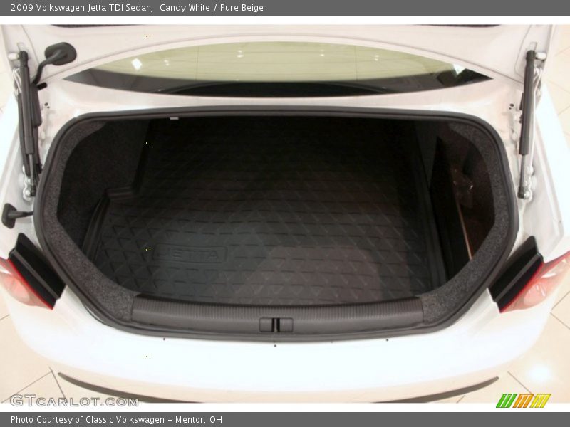 Candy White / Pure Beige 2009 Volkswagen Jetta TDI Sedan