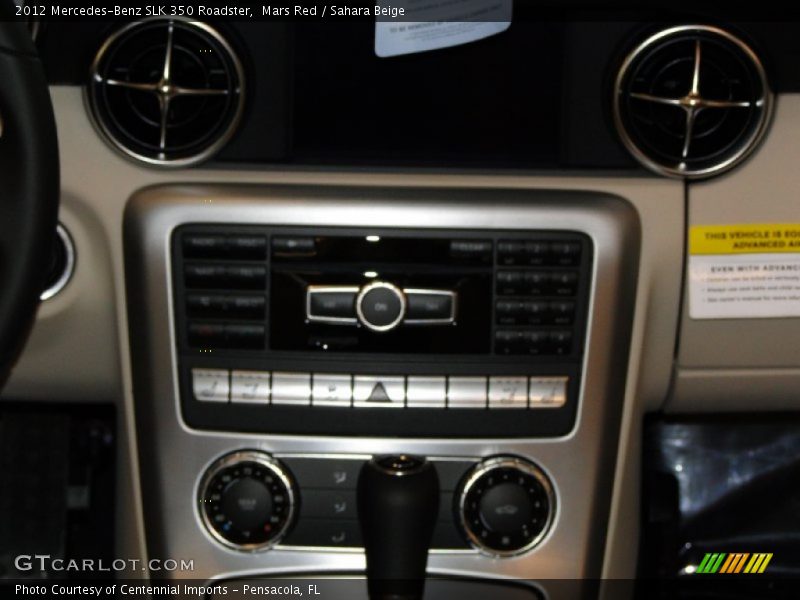 Mars Red / Sahara Beige 2012 Mercedes-Benz SLK 350 Roadster