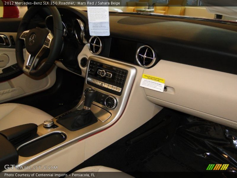 Mars Red / Sahara Beige 2012 Mercedes-Benz SLK 350 Roadster